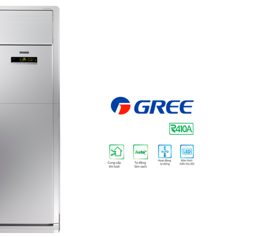 Máy Lạnh Tủ Đứng Gree GVC36AH 4 Ngựa (4Hp)
