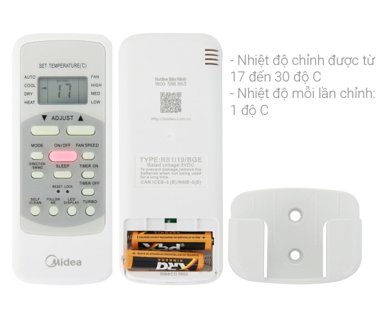 Máy lạnh Midea 2hp mono MSAF-18CRN8