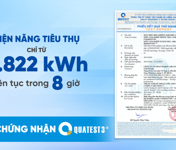 Điều Hòa Daikin 1.5hp Inverter FTKB35ZVMV model 2025