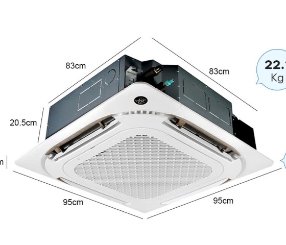 Máy lạnh âm trần Midea Inverter 2.5 HP (2.5 Ngựa) MCD1-24HRDN1