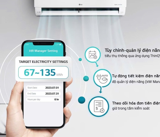 Máy lạnh LG 2.5hp inverter IEC24G1